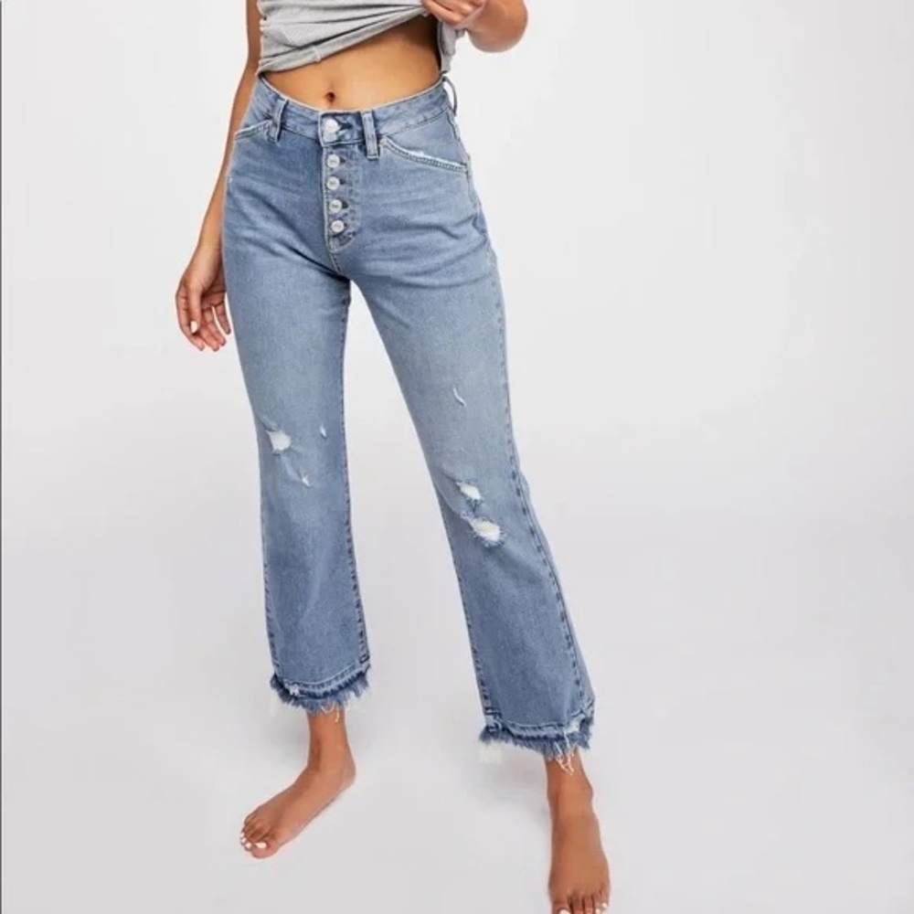 Free People We the Free Dylan High Rise Bootcut Jeans